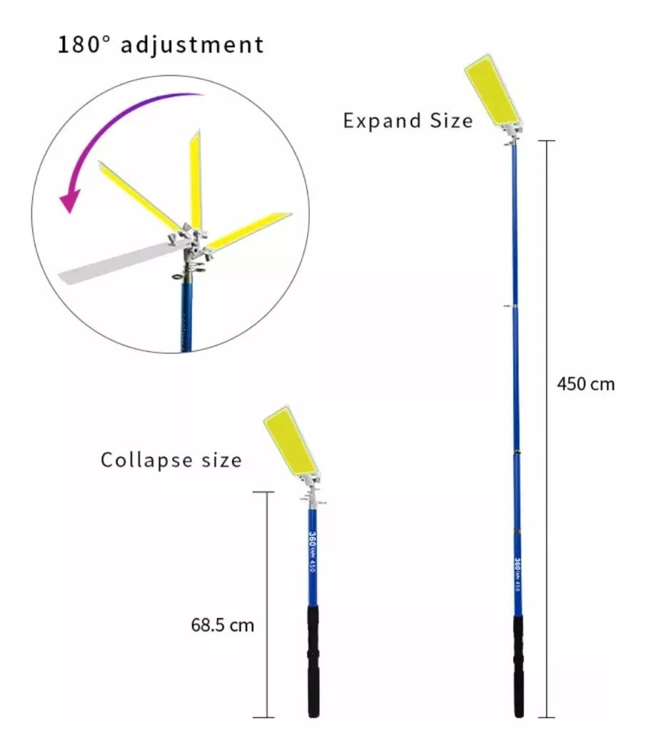 Lampara Led tipo Caña de Pescar 12v